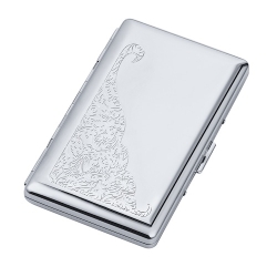 DAN BARMORE Slim IV Pocket Metal Tobacco Cigarette Holder Storage Case